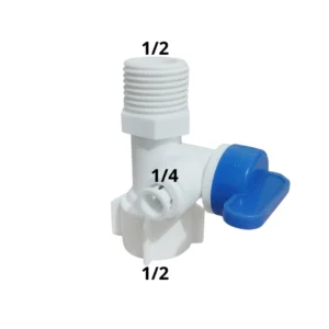 Válvula De Derivación Con Registro Para Purificadores y Filtros de Agua (1/2" x 1/4")Biotrade SAS Filtros de agua