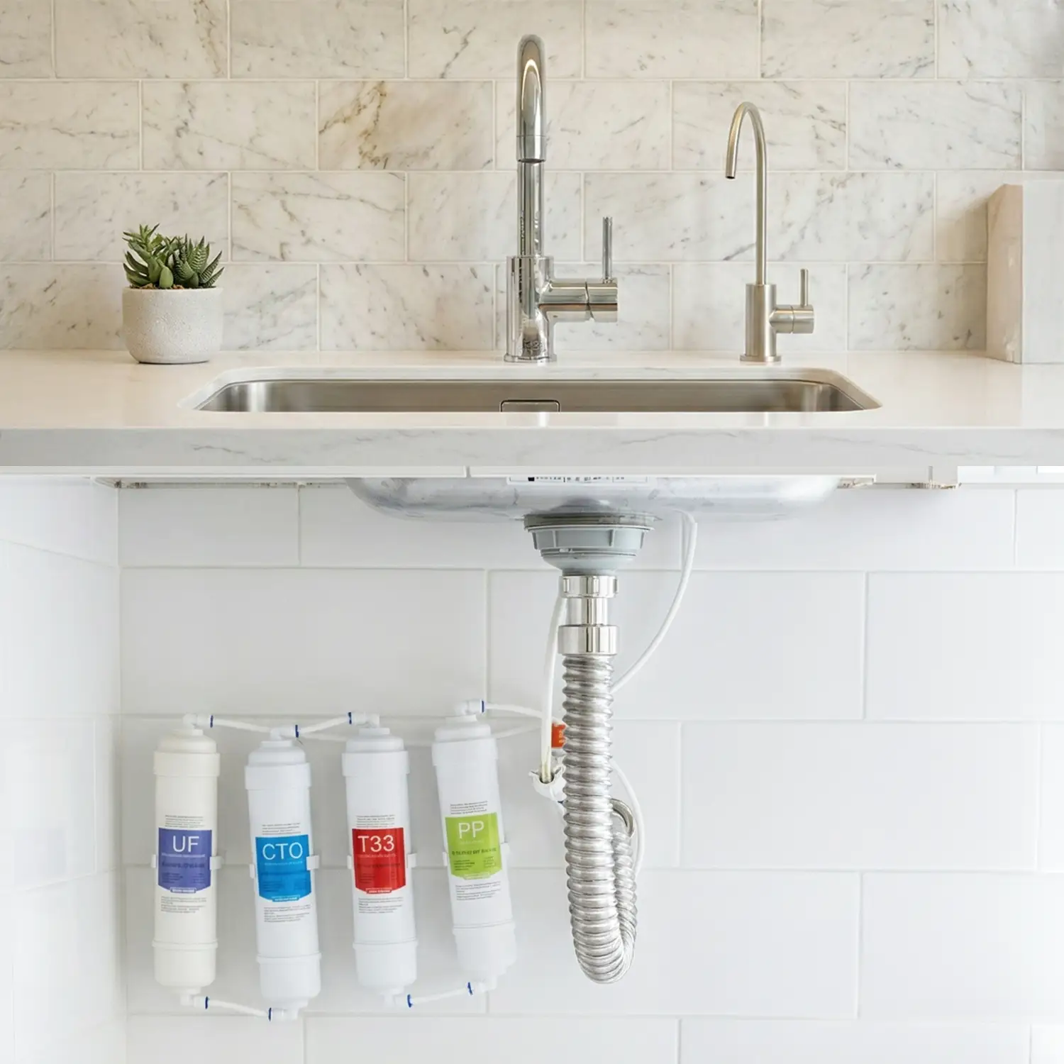 Sistema en línea de ultrafltración (UF) Biotrade SAS Filtros de agua